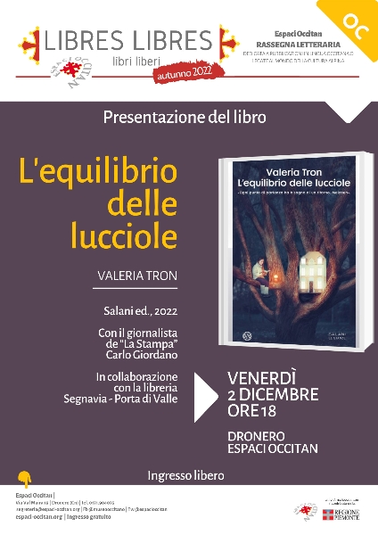 Per Libres libres: Valeria Tron e L’equilibrio delle lucciole